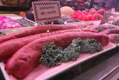 Sausages at The Butcher Shop