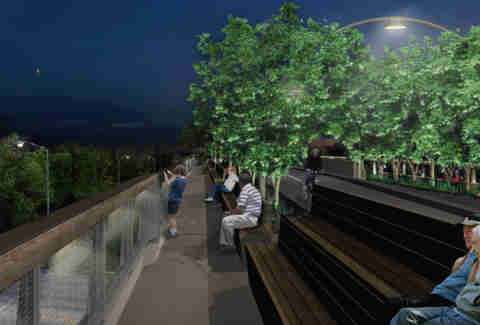 A projection of The 606