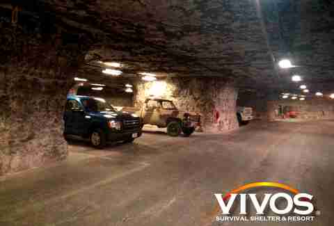 Vivos Survival Shelter & Resort Vehicles