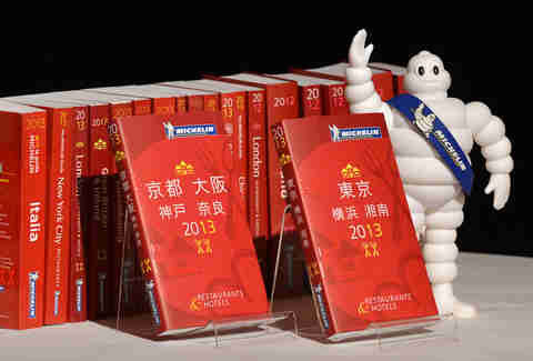 Michellin 3 star award booklets