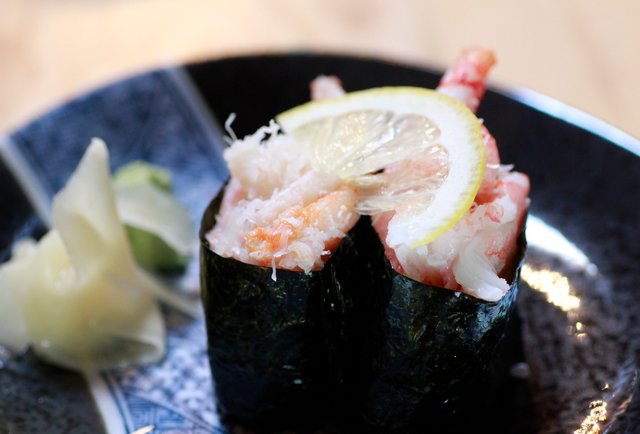 Cold fish, hot meat