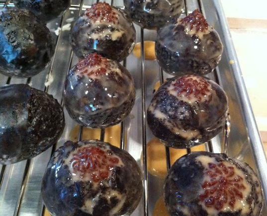 Irish whiskey ganache, Guinness and Bailey's glaze