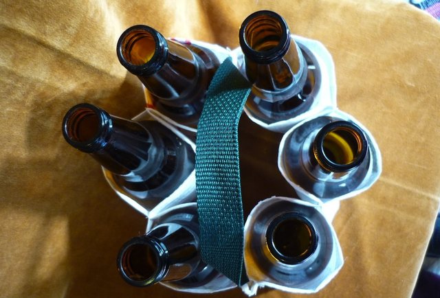 Spent Malt Bag Six-Pack Carrier