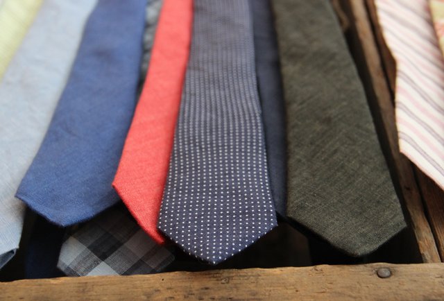Indigo Polka Dot Tie