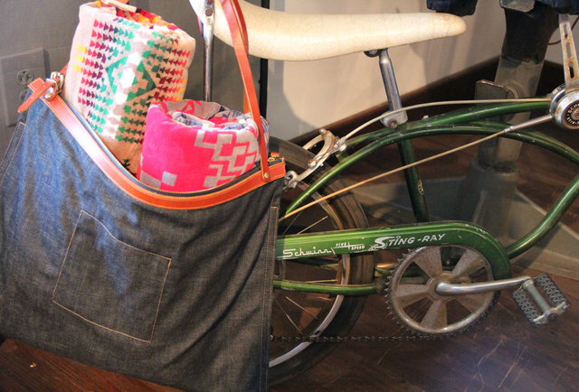Tanner Goods X Tellason Denim Tote