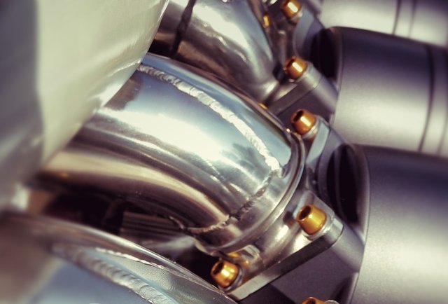 Because music sounds better when pumped through a Formula 1 exhaust