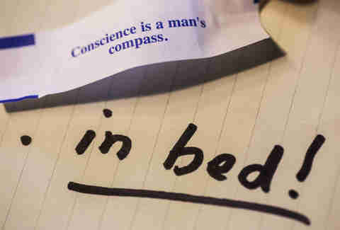 conscious is a man's compass