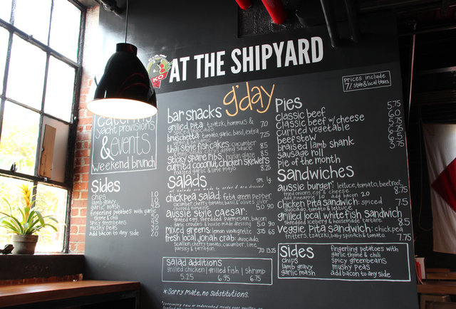 KO Pies at the Shipyard