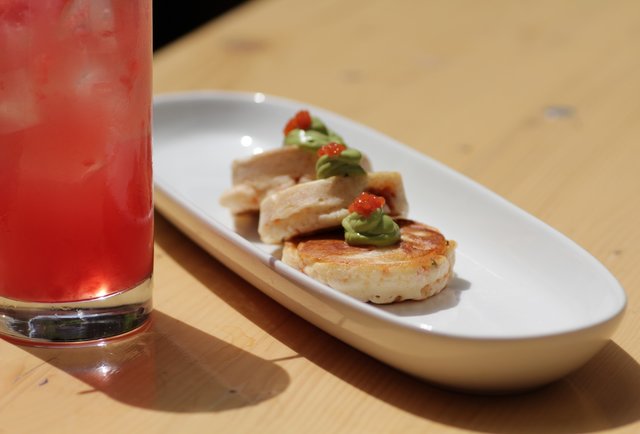 Chorizo Blini at Tavern 29