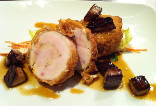a.kitchen's Foie Gras Fried Chicken