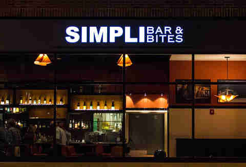 Exterior of Simpli Bar & Bites