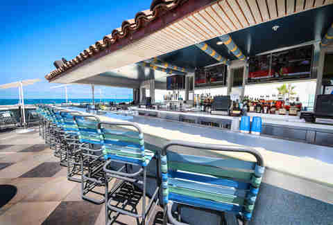 The bar at Cannonball in Mission Beach San Diego.