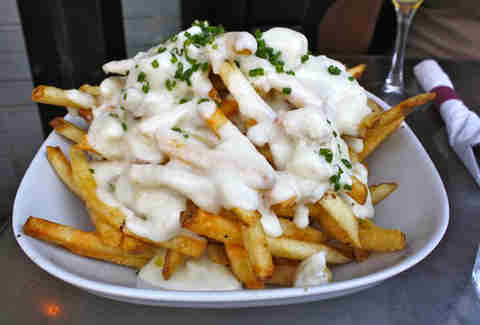 lump crab fries cheese varga bar philadelphia