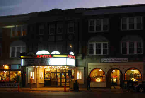 Exterior of Arlington's Capitol Theare