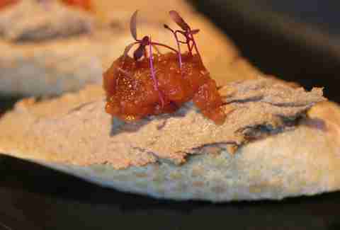 Rabbit liver pate at Box Park