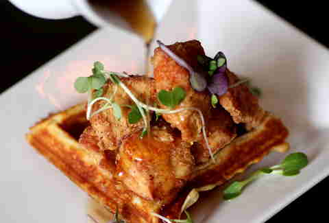 Chicken and Waffle at Sparrow Bar and Kitchen