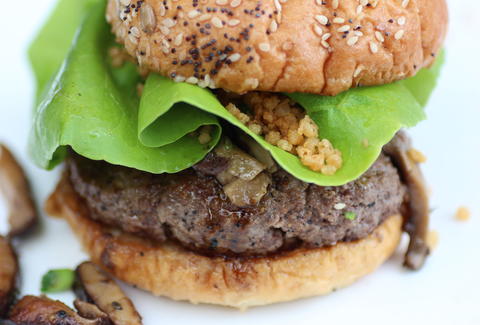 Godzilla burger at TAG Burger Bar