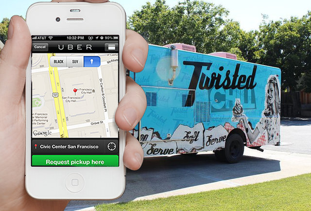 On-Demand Ice Cream Trucks From Uber