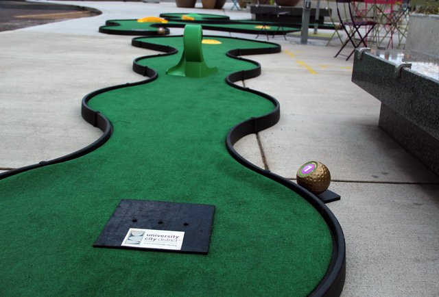 The Porch at 30th St Station's Mini Golf Beer Garden