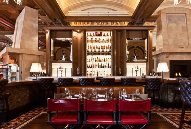 OAK Long Bar + Kitchen