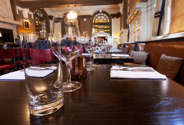 OAK Long Bar + Kitchen