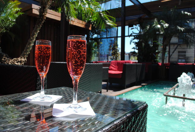 Brunch is always better on a roof