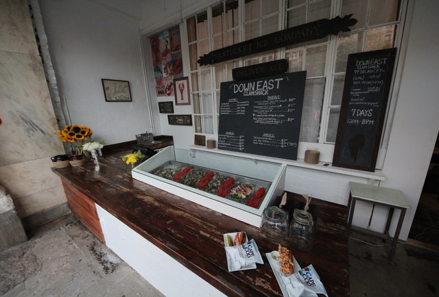 Lobster rolls and oysters to go in the LES