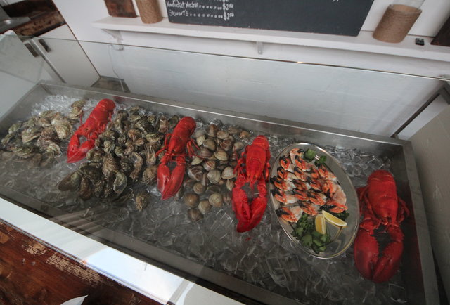 Lobster rolls and oysters to go in the LES