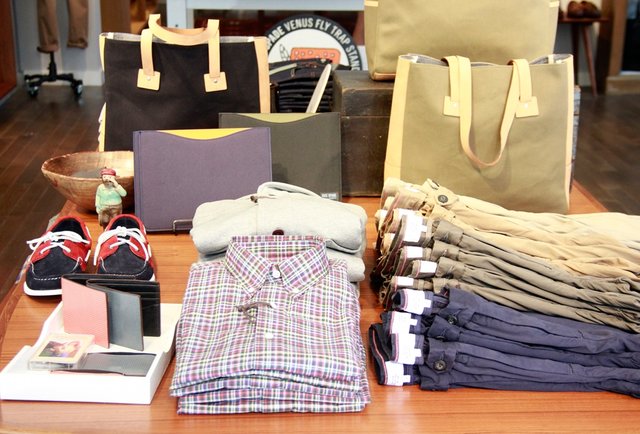 Bags, shirts, and A-Team lamps