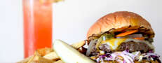 11 gourmet patties and an open bar