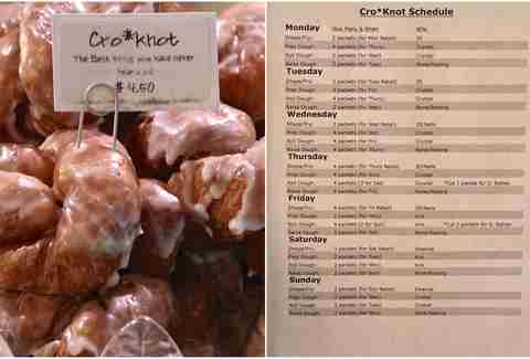 Cro-Knots at Angel Food Bakery in Minneapolis, Minnesota.