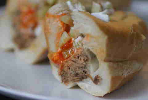Mayhem & Stout Buffalo Chicken Sandwich