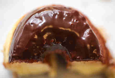 Close-up of chocolate CroBrio