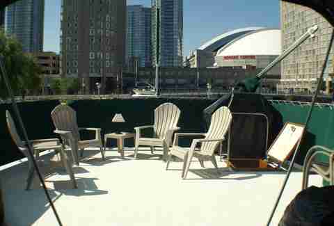 Boatel at dock