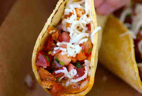 sofritas tacos at Chipotle