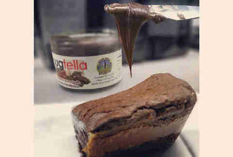 Nugtella brownie