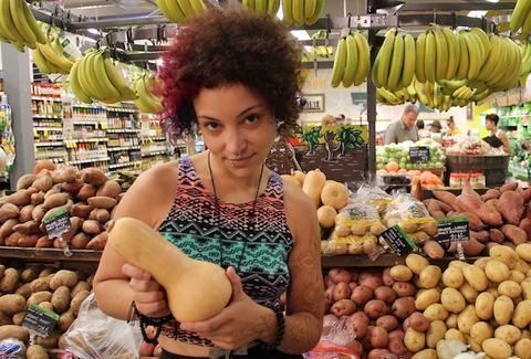 Girl at Whole Foods -- Detroit