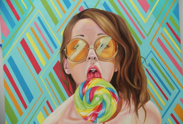 Art for purchase, drinks for free