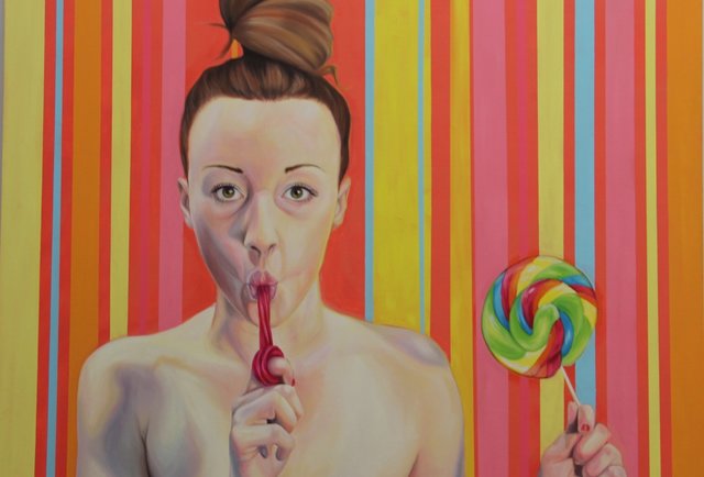 Art for purchase, drinks for free