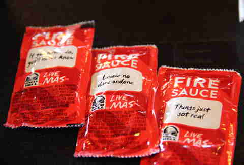 Taco Bell Fire Sauce