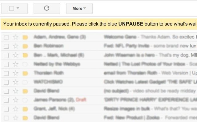 Inbox Pause