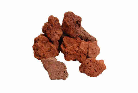 Grilling lava rocks