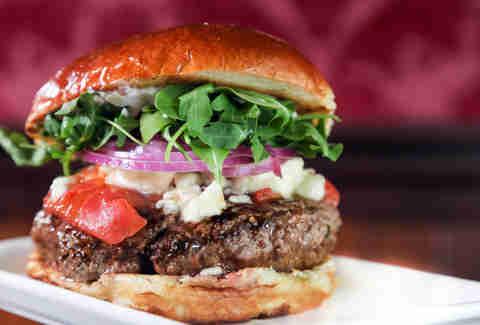Moroccan Lamb Burger at 25 Degrees in River North