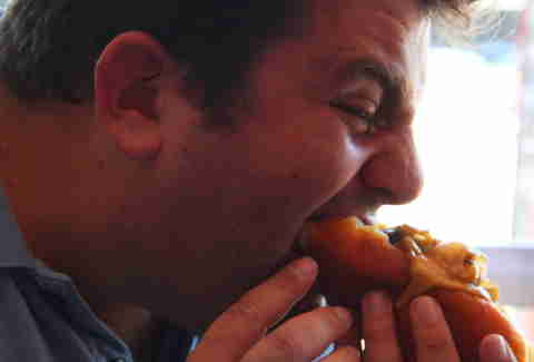 Doughnut hot dog, currywurst, los angeles