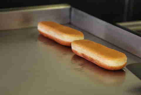 Doughnut hot dog, currywurst, los angeles
