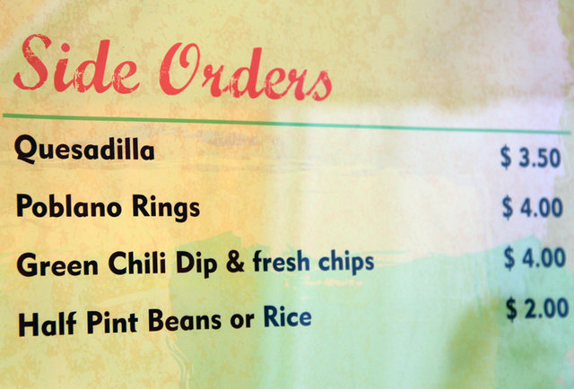 Roll up on fish tacos & fried poblano rings
