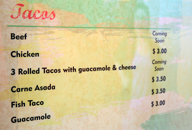 Roll up on fish tacos & fried poblano rings