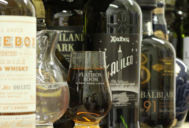 A library of more than 500 whisk(e)ys