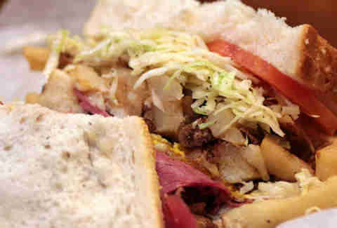 Two-bagger at Lucky's Sandwich Company in Wicker Park