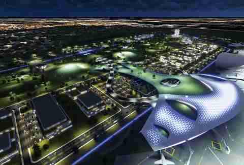 Houston Spaceport artist's renderings.
